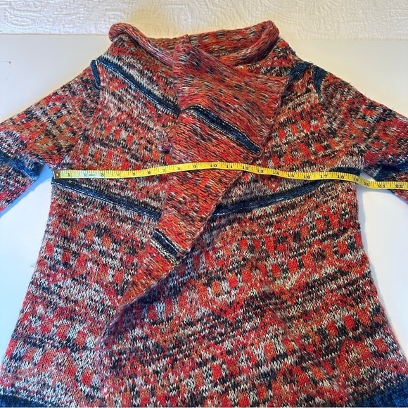 Anthropologie Yellow Bird Cascade Waterfall Open Front Chucky Cardigan - Medium - Picture 7 of 9